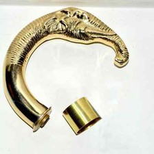 Tête d'éléphant en laiton