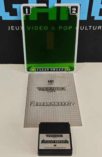 Clean sweep vectrex cartouche - sweep,