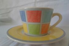 LOT DE 2 TASSES  GM VILLEROY ET BOCH  FAIENCE MODELE TWIST-ALEA VINTAGE