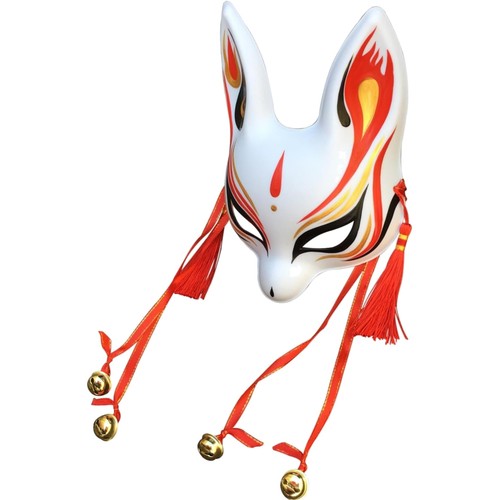 Masque kitsune japonais - masque,