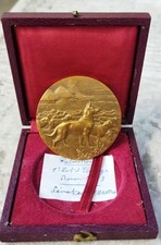 Medaille en bronze, donnée en récompense occasion expo canine 1968 Virion/Dubois