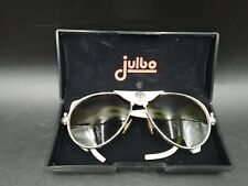 Vintage Lunettes De Soleil Julbo glacier Blanche verre vert