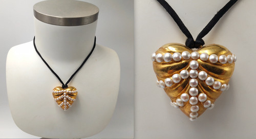 Ancien collier pendentif - , en