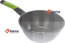 Soutien-Gorge Préalable Wok, 24 CM, Fonte Aluminium Avec Anti - Adhérent Téflon,