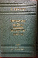 BENEZIT . DICTIONNAIRE DES PEINTRES SCULPTEURS ...8 tomes GRÜND ... 1954 .  1955