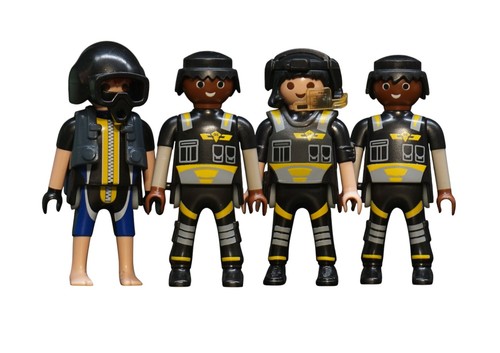 Playmobil figurine homme elite - figurine,