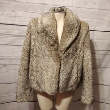 MOSSIMO ANIMAL PRINT FAUX FUR