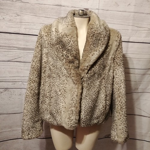 Mossimo animal print faux - faux, fur