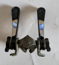 Manettes double dérailleur SIMPLEX vélo ancien vintage fixation collier