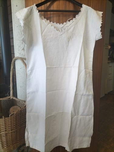 Chemise nuit ancienne en - de,