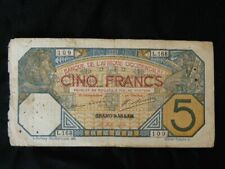 ancien billet Afrique occidentale française 1918