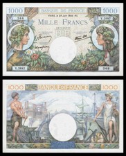 Billet France - 1000 Francs Commerce et Industrie - 29-06-1944 - SPL -Fay : 39.9