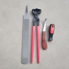 3pcs métal fer à cheval maréchal-ferrant sabot tondeuses outils sabot