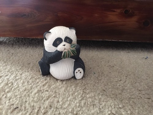 Decorative panda munching - decorative,