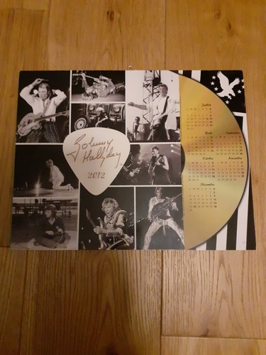 Calendrier johnny hallyday - johnny,