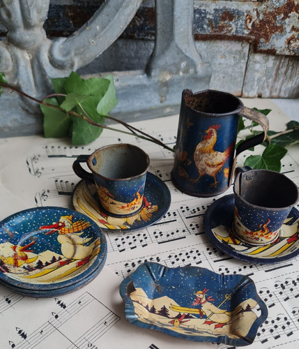 Ancienne dinette enfant jouet - dinette,