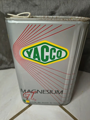 Bidon huile vintage yacco gt - bidon,