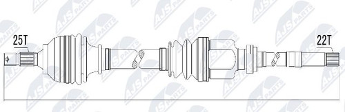 Arbre transmission pour - de,