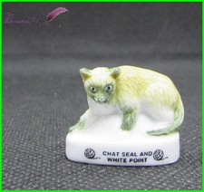 Feve Les Races de Chat Cat Edition Atlas " Le Seal and White Point  "  #A12