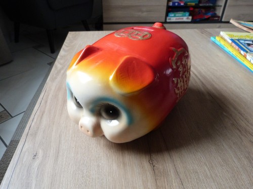 Tirelire ancienne forme cochon - ancienne,