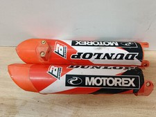 UNE PAIRE DE CACHE FOURCHE DROIT GAUCHE MOTO KTM 250 EXCF EXC-F 2009 4T