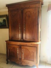 Buffet deux corps ancien en merisier