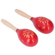 Lot De 2 Maracas Rouges En