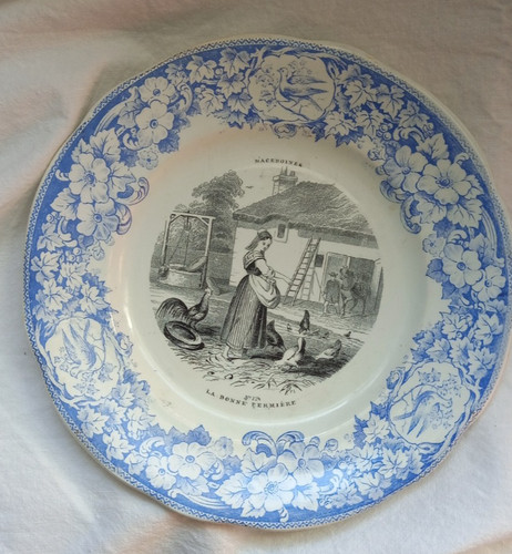Assiette parlante creil - parlante,