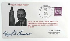 USA 1961 MERCURY REDSTONE 4 GRISSOM  ESPACE COVER  Lollini  61  ( 780  )