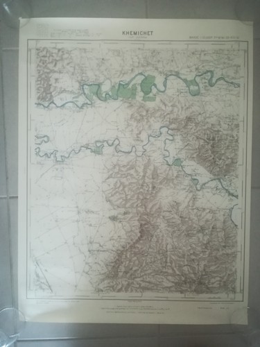 Yi03 carte état major tbe - yi03, ww2