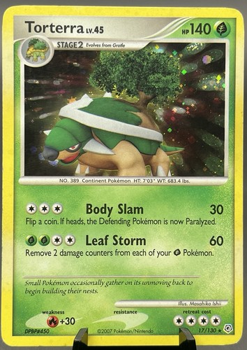 Torterra 130 diamond - 17/130, &