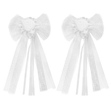  Noeud Pour Voiture Mariage Déco Marié Décorations De Chaise Fournitures