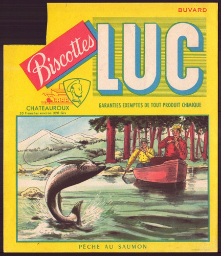 Buvard biscottes luc - buvard, "