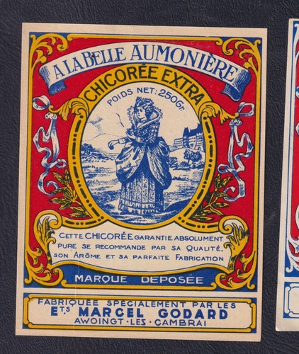 Ancienne étiquette chicorée - étiquette,