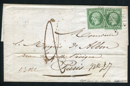 Superbe rare lettre locale - &,