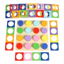 en bois à couleurs assorties