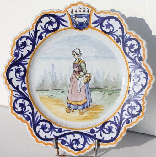 Assiette faience quimper - assiette,