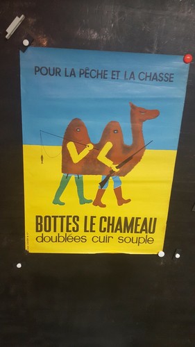 Affiche amusante bottes le - ,