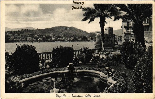 Cpa rapallo fontana delle - ak,