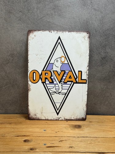 Plaque métal orval 682 - plaque,