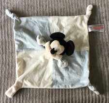 Doudou Mickey noir bleu clair