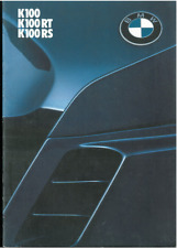 Brochure BMW K 100 K100 RS /RT 1983 Catalogue Dépliant Moto en Français