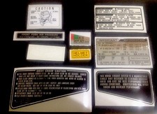 CB900F BOL D'OR 1981 SILVER MODEL "WARNING KIT DECALS"