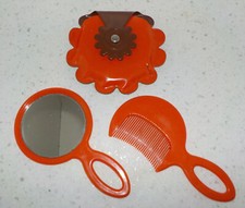 Miroir & peigne de poche étui