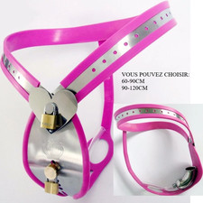 Ceinture De Chasteté Avec Trou En Forme De Cœur Bondage Cage Pour Homme FR BDSM