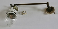 LAMPE GAZ, ancienne lampe