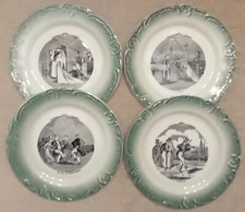 4 Anciennes Assiettes