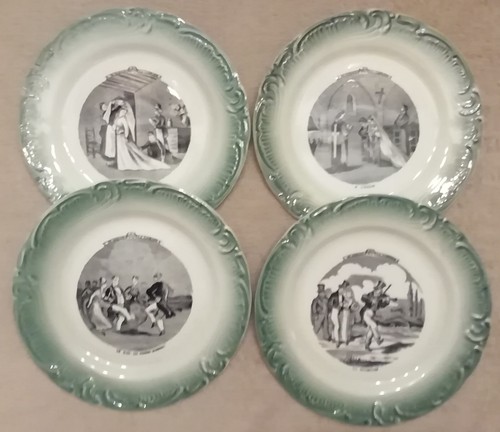 Anciennes assiettes - anciennes,