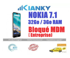 NOKIA 7.1 TA-1095 Dual GRIS - 32Go / 3Go RAM - Bloqué MDM ( Entreprise )