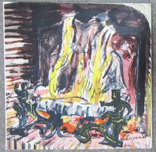 Lithographie signée Jeannie